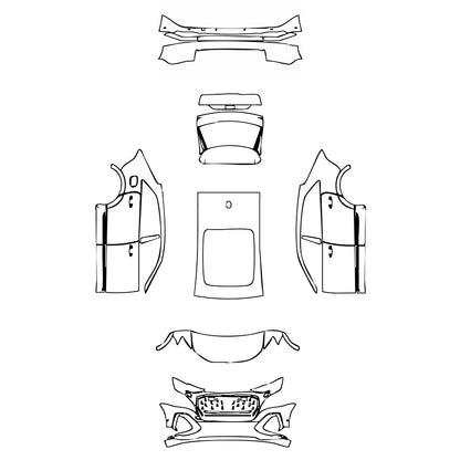Pre-Cut PPF Audi Q8 SQ8 2024 - PPF-Kits