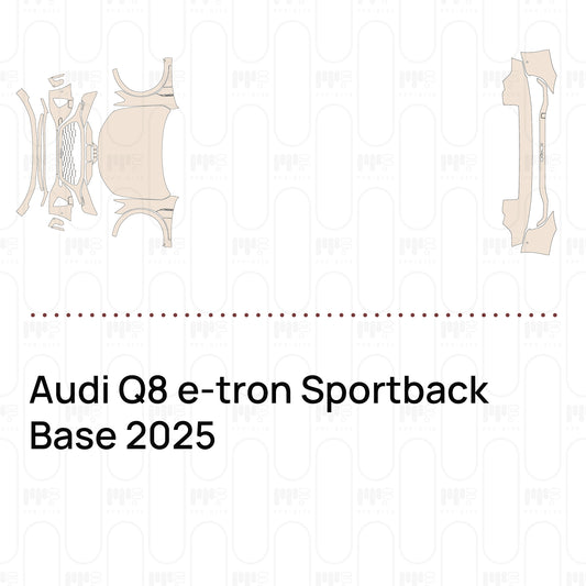 Pre-Cut PPF Audi Q8 e-tron Sportback Base 2025