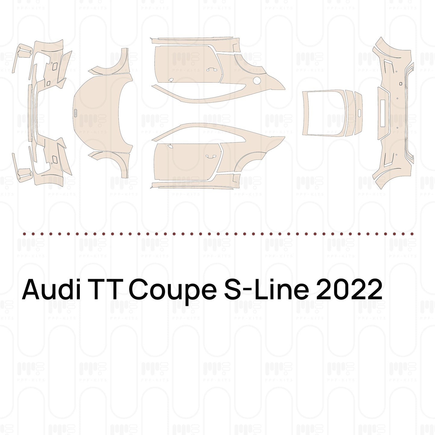 Pre-Cut PPF Audi TT Coupe S-Line 2022
