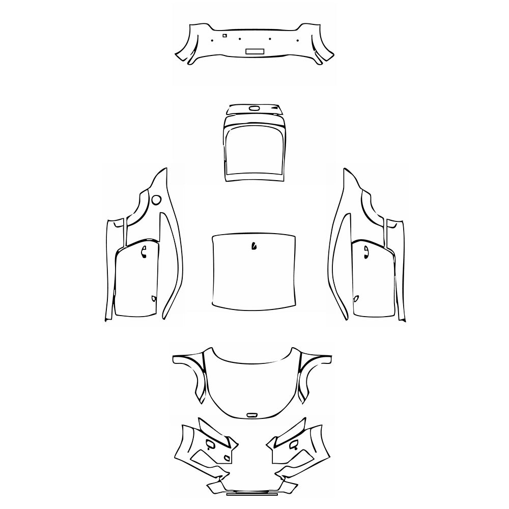 Pre-Cut PPF Audi TT TT Coupe S-line 2018 - PPF-Kits