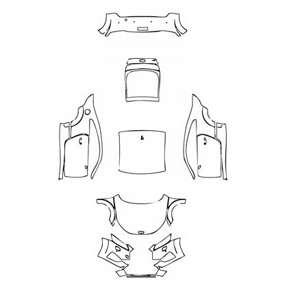 Pre-Cut PPF Audi TT TT Coupe S-line 2018 - PPF-Kits