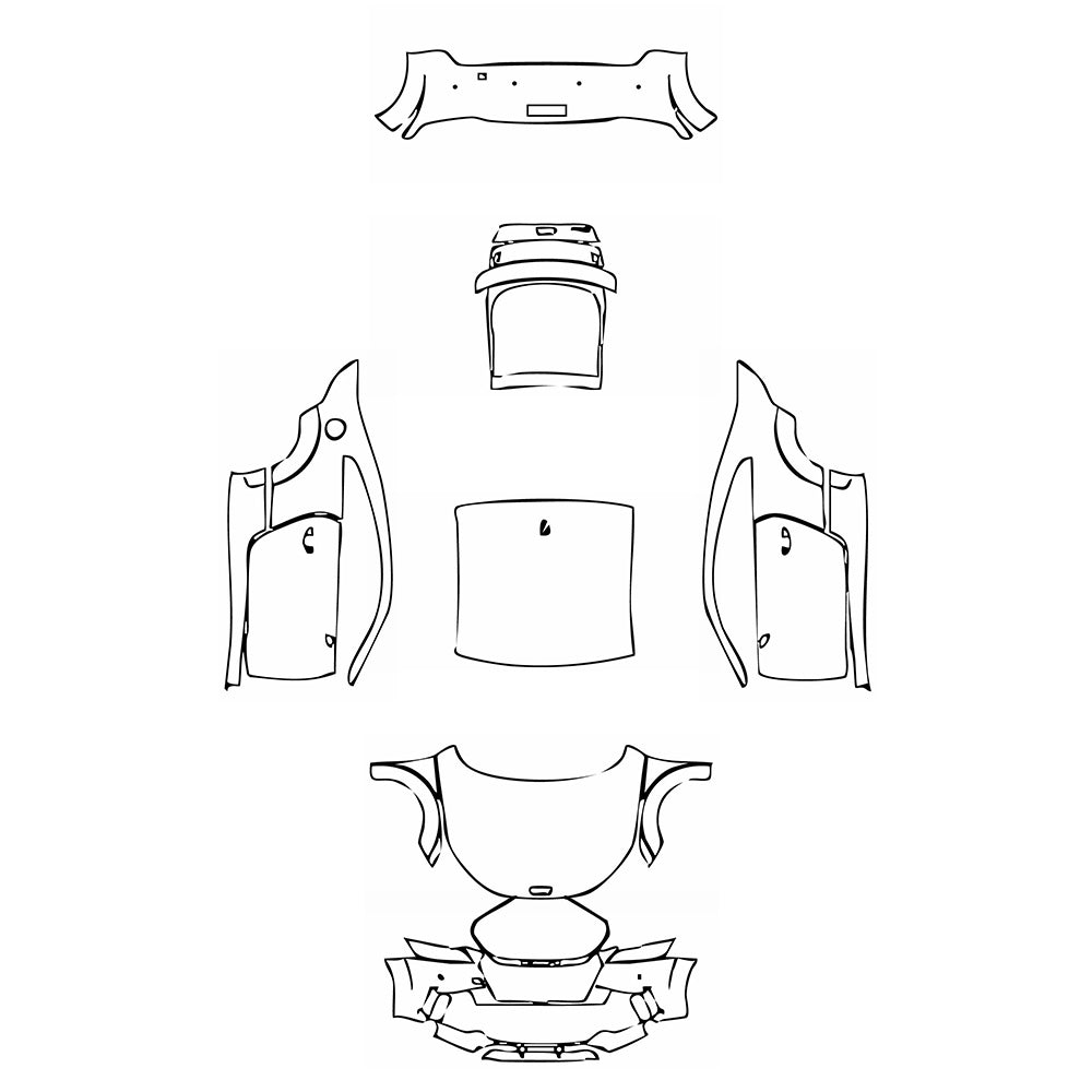 Pre-Cut PPF Audi TT TT RS Coupe 2018 - PPF-Kits