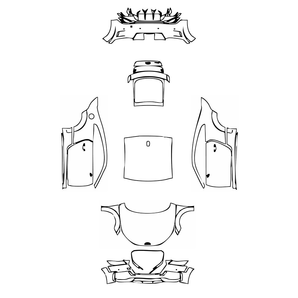 Pre-Cut PPF Audi TT TT RS Coupe 2022 - PPF-Kits