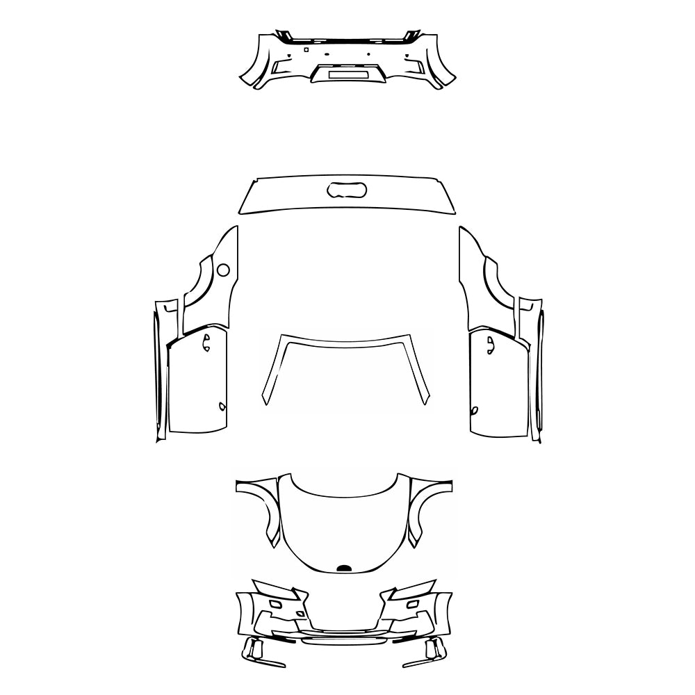 Pre-Cut PPF Audi TT TT Roadster S-line 2021 - PPF-Kits