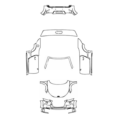 Pre-Cut PPF Audi TT TT Roadster S-line 2021 - PPF-Kits