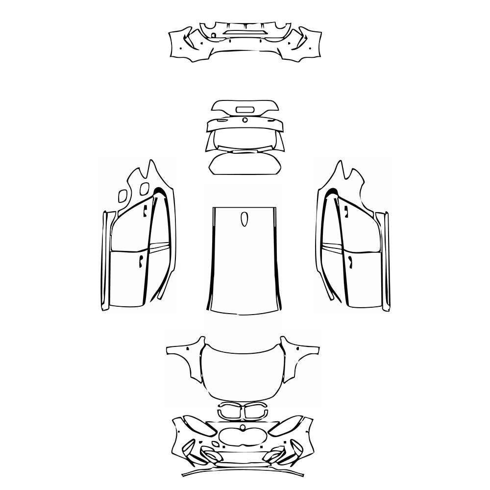 Pre-Cut PPF BMW 1 Series 5-door Sports Hatch M135i 2023 - PPF-Kits