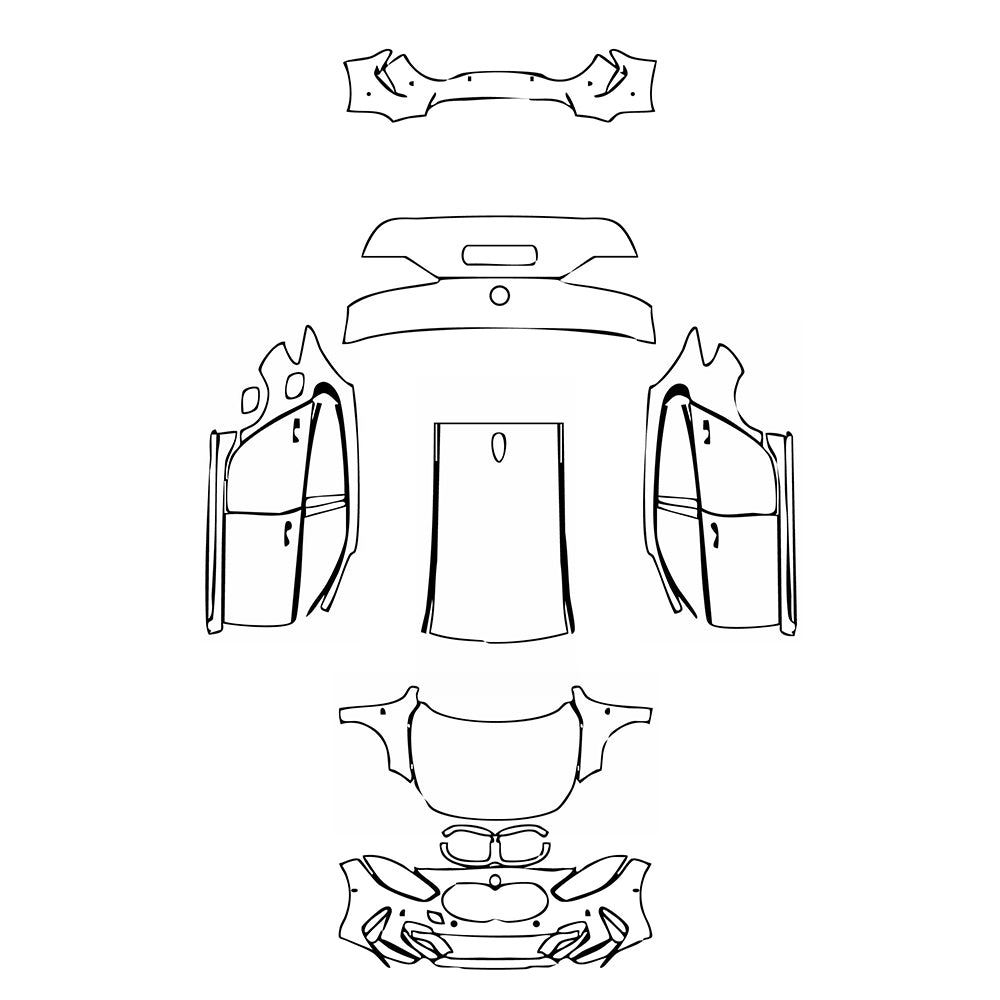 Pre-Cut PPF BMW 1 Series 5-door Sports Hatch M Sport 2023 - PPF-Kits