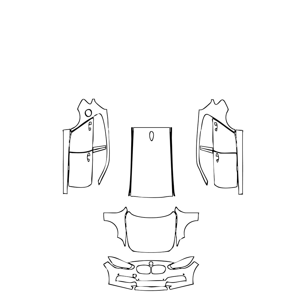 Pre-Cut PPF BMW 1 Series 5-door Sports Hatch SE 2018 - PPF-Kits