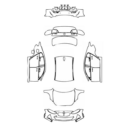 Pre-Cut PPF BMW 1 Series Sports Sedan M Sport 2022 - PPF-Kits