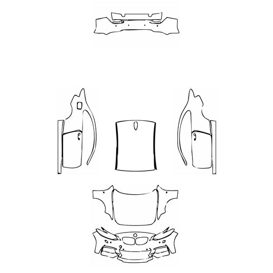 Pre-Cut PPF BMW 2 Series Coupe M235 M240 2016 - PPF-Kits