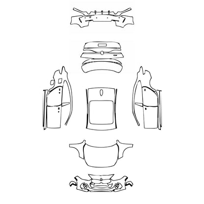 Pre-Cut PPF BMW 2 Series Gran Coupe Msport 2020 - PPF-Kits