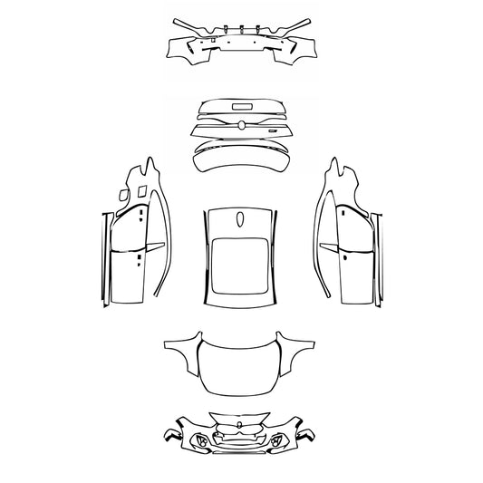 Pre-Cut PPF BMW 2 Series Gran Coupe Msport 2020 - PPF-Kits