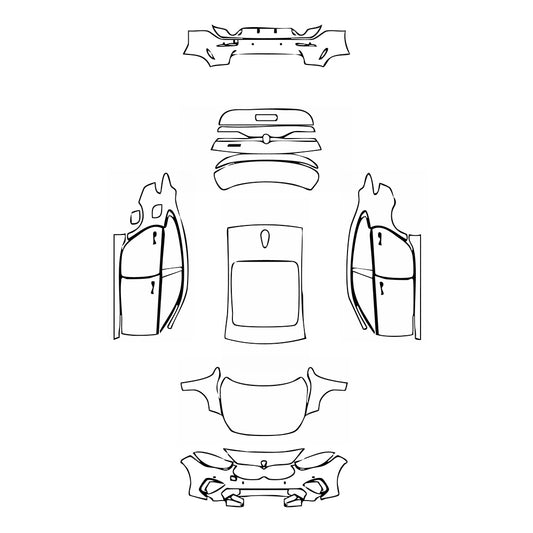 Pre-Cut PPF BMW 2 Series Gran Coupe Sportline 2022 - PPF-Kits