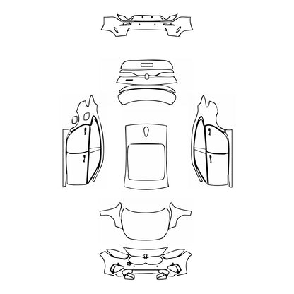 Pre-Cut PPF BMW 2 Series Gran Coupe Sportline 2023 - PPF-Kits