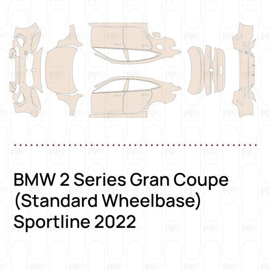Pre-Cut PPF BMW 2 Series Gran Coupe (Standard Wheelbase) Sportline 2022