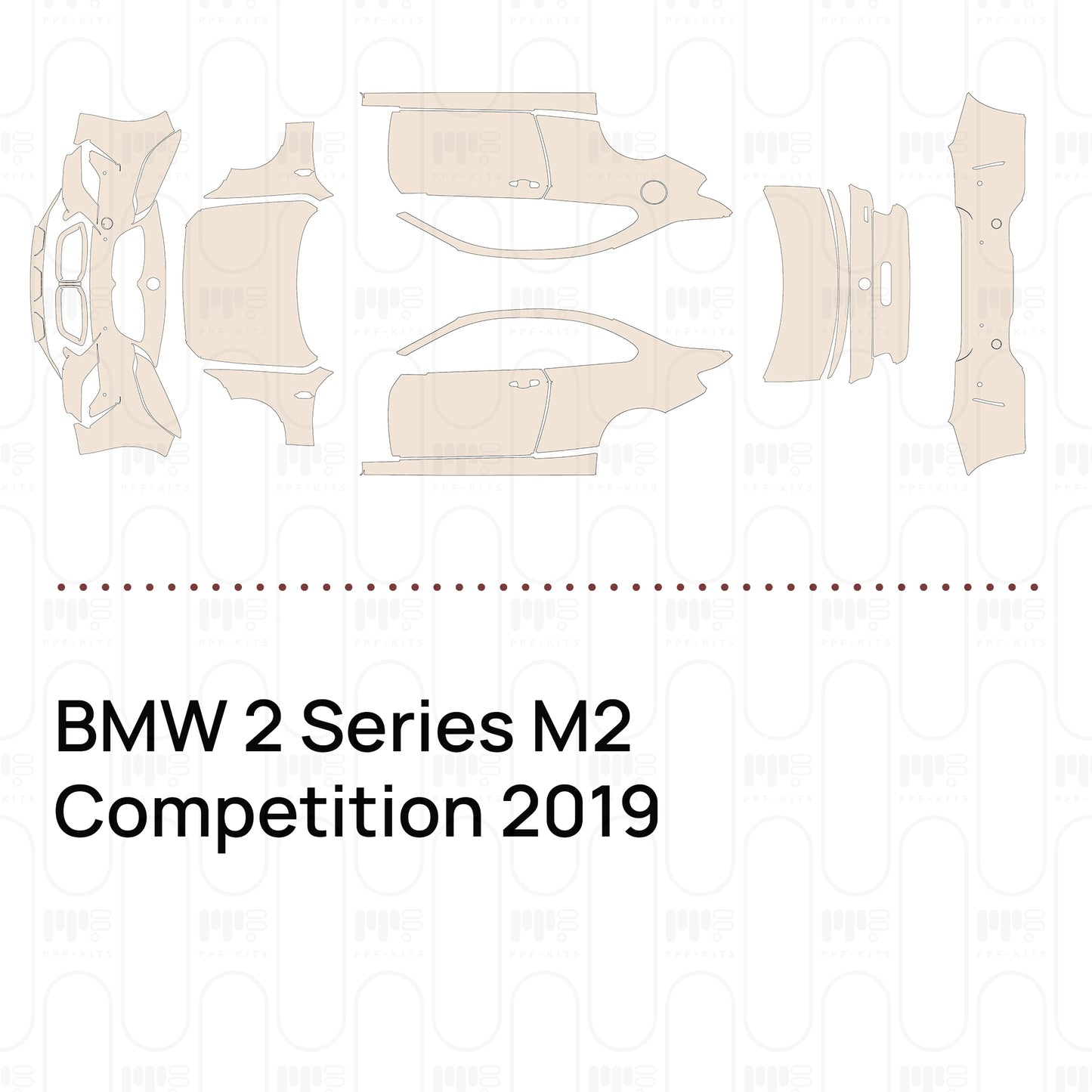 Pre-Cut PPF BMW 2 Series M2 Competition 2019