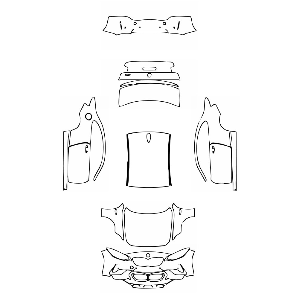 Pre-Cut PPF BMW 2 Series M2 Competition 2020 - PPF-Kits