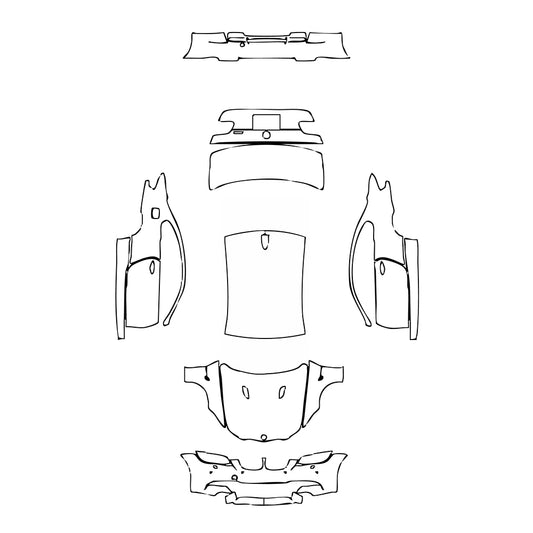 Pre-Cut PPF BMW 3 Series Coupe M3 2010 - PPF-Kits