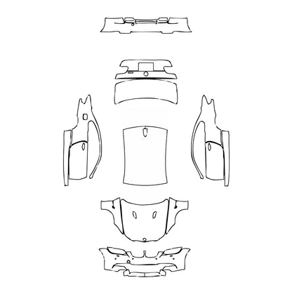 Pre-Cut PPF BMW 3 Series Coupe M3 2012 - PPF-Kits