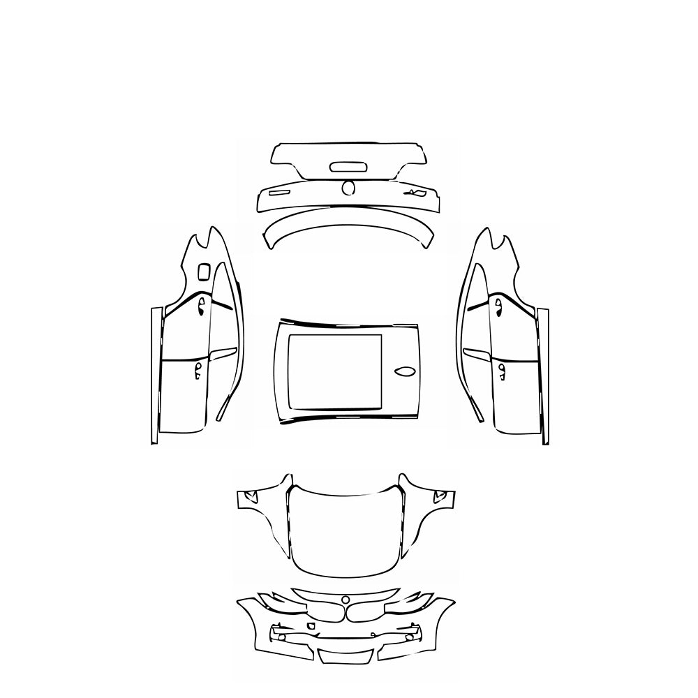 Pre-Cut PPF BMW 3 Series Gran Turismo Luxury 2018 - PPF-Kits