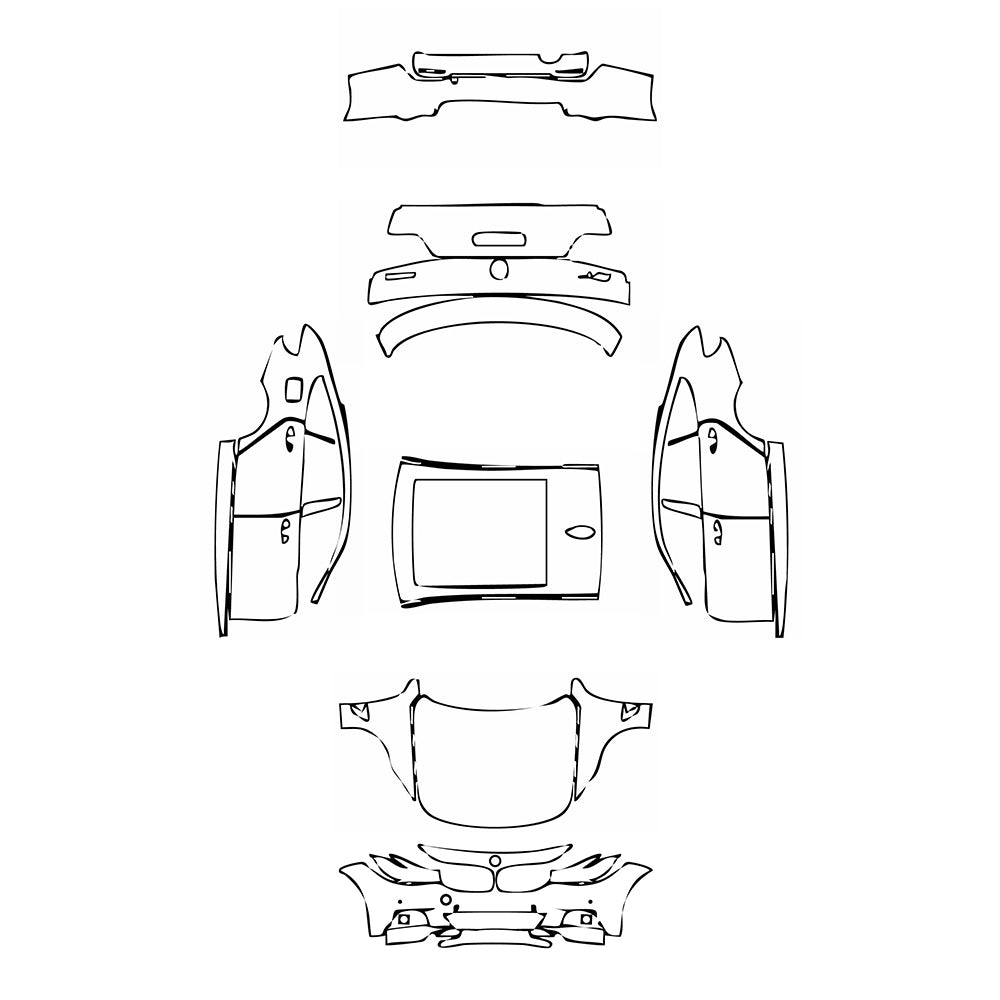 Pre-Cut PPF BMW 3 Series Gran Turismo M Sport 2014 - PPF-Kits