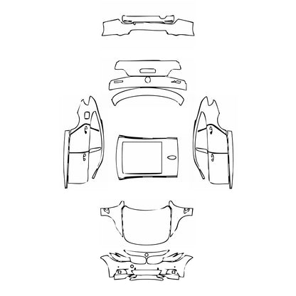 Pre-Cut PPF BMW 3 Series Gran Turismo M Sport 2018 - PPF-Kits