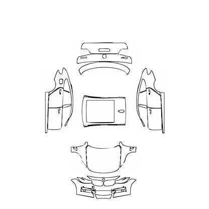 Pre-Cut PPF BMW 3 Series Gran Turismo Sport Line 2018 - PPF-Kits