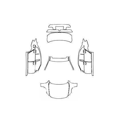 Pre-Cut PPF BMW 3 Series Sedan Base Extended Wheelbase 2012 - PPF-Kits