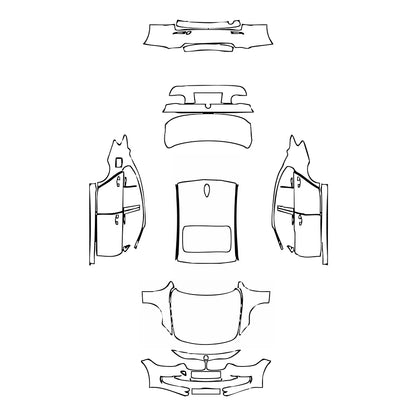 Pre-Cut PPF BMW 3 Series Sedan Base Standard Wheelbase 2013 - PPF-Kits