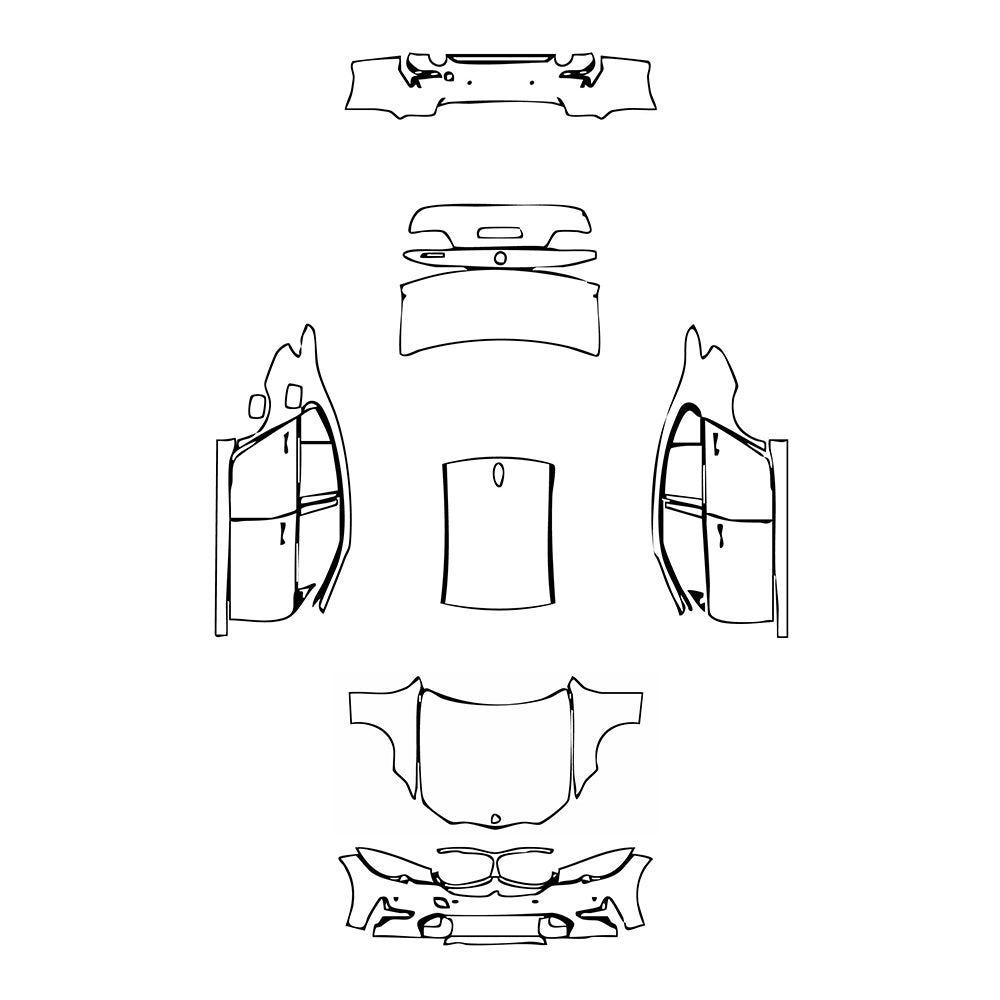 Pre-Cut PPF BMW 3 Series Sedan Luxury Standard Wheelbase 2020 - PPF-Kits