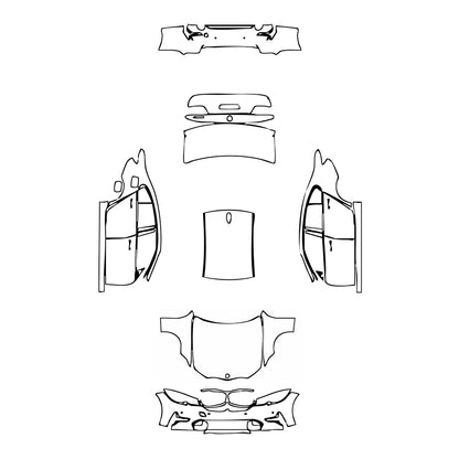 Pre-Cut PPF BMW 3 Series Sedan Luxury Standard Wheelbase 2022 - PPF-Kits