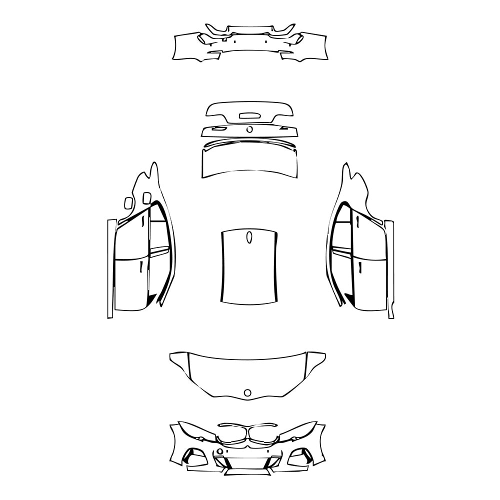 Pre-Cut PPF BMW 3 Series Sedan M340i 2022 - PPF-Kits