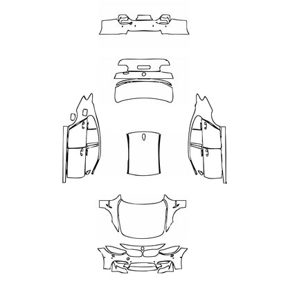 Pre-Cut PPF BMW 3 Series Sedan M3 2015 - PPF-Kits