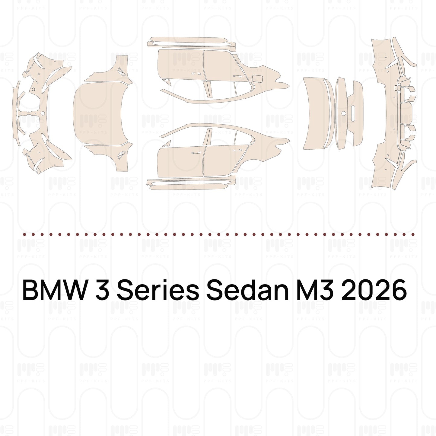 Pre-Cut PPF BMW 3 Series Sedan M3 2026