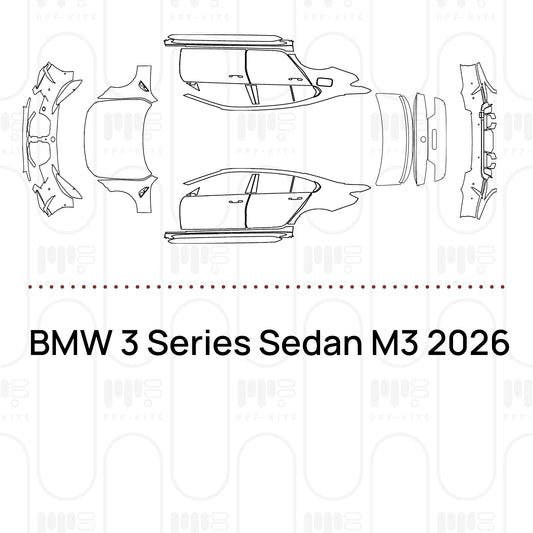 Pre-Cut PPF BMW 3 Series Sedan M3 2026