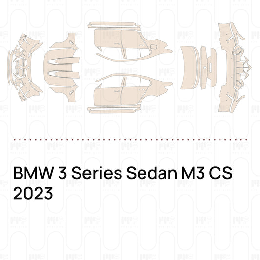 Pre-Cut PPF BMW 3 Series Sedan M3 CS 2023