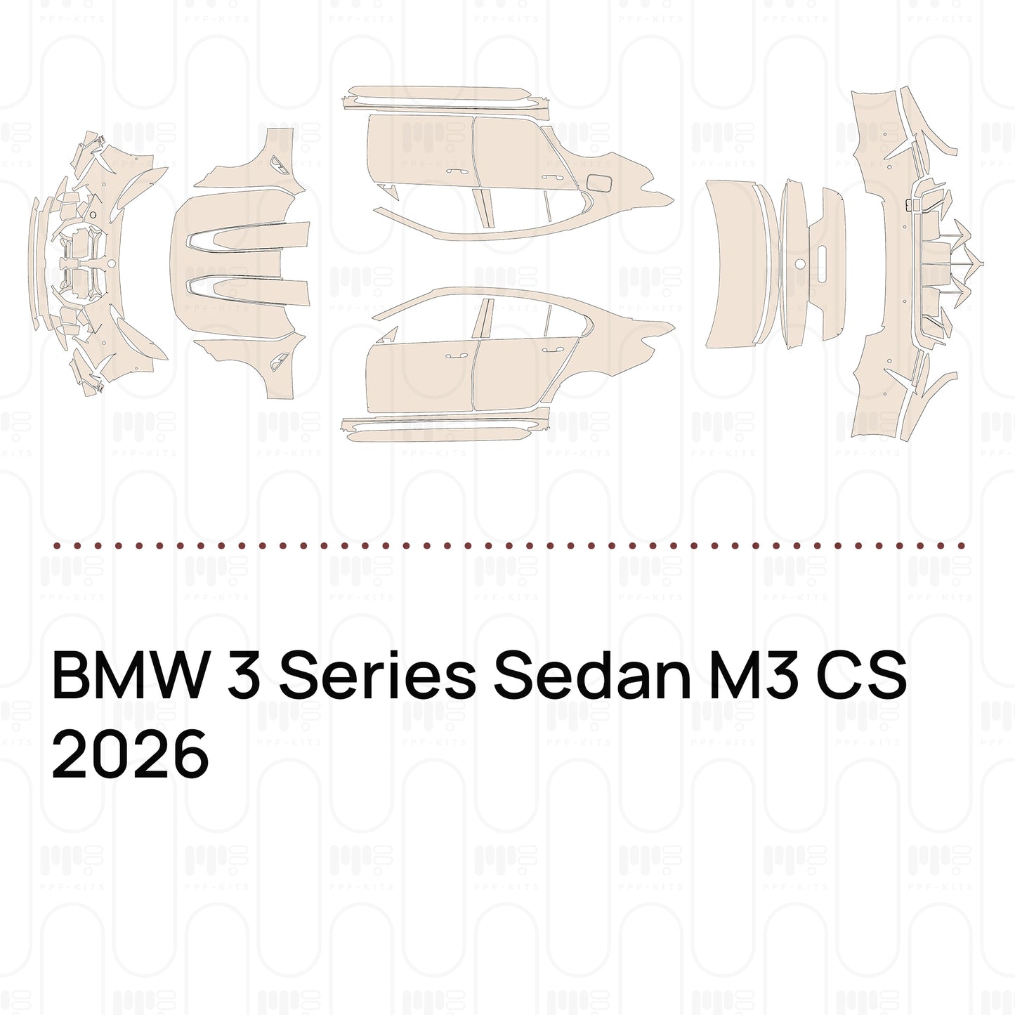 Pre-Cut PPF BMW 3 Series Sedan M3 CS 2026