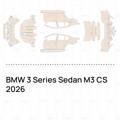 Pre-Cut PPF BMW 3 Series Sedan M3 CS 2026