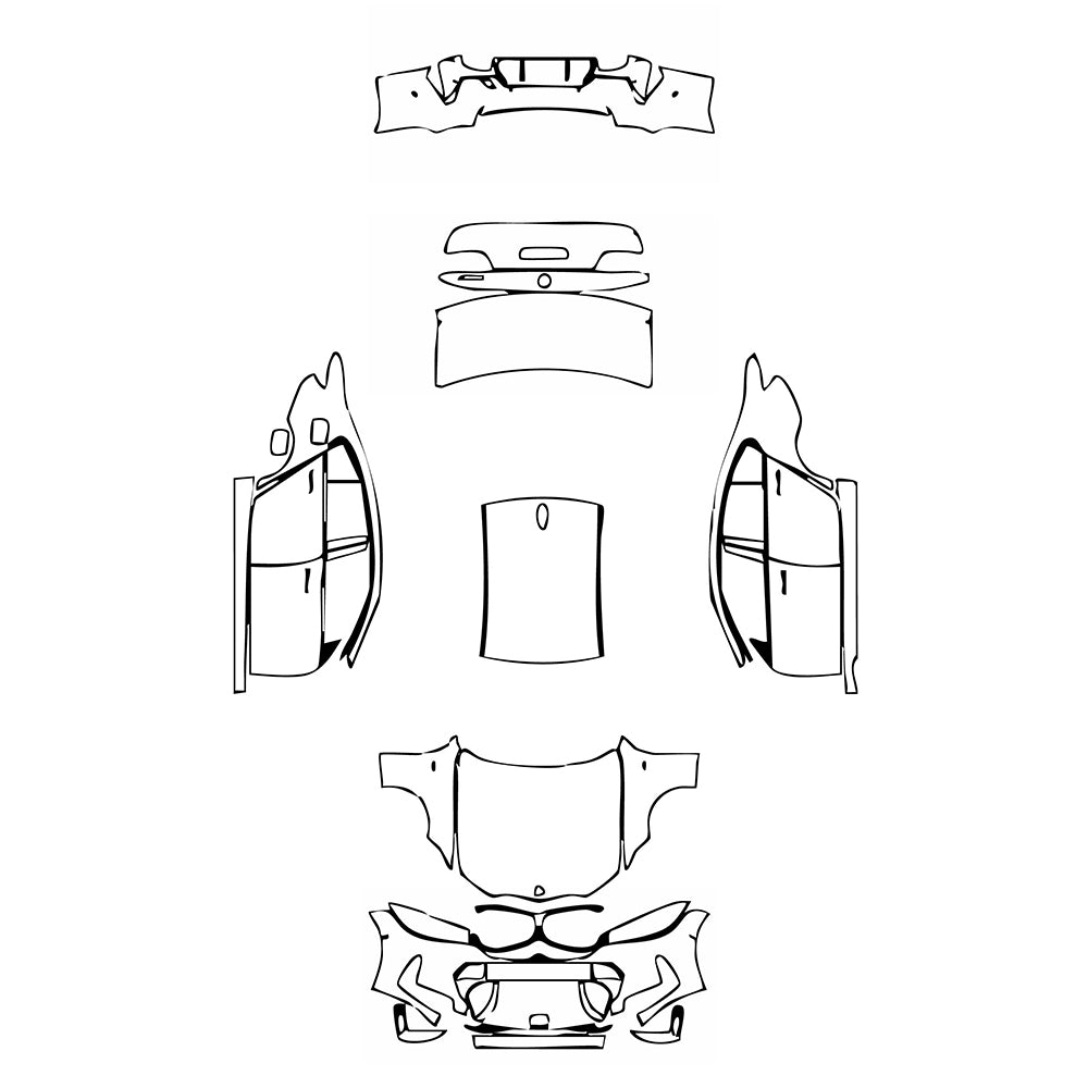 Pre-Cut PPF BMW 3 Series Sedan M Sport Standard Wheelbase 2025 - PPF-Kits
