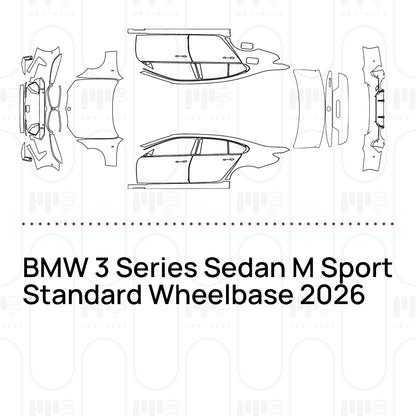 Pre-Cut PPF BMW 3 Series Sedan M Sport Standard Wheelbase 2026