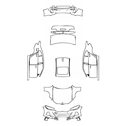 Pre-Cut PPF BMW 3 Series Sedan Sport Line Standard Wheelbase 2025 - PPF-Kits