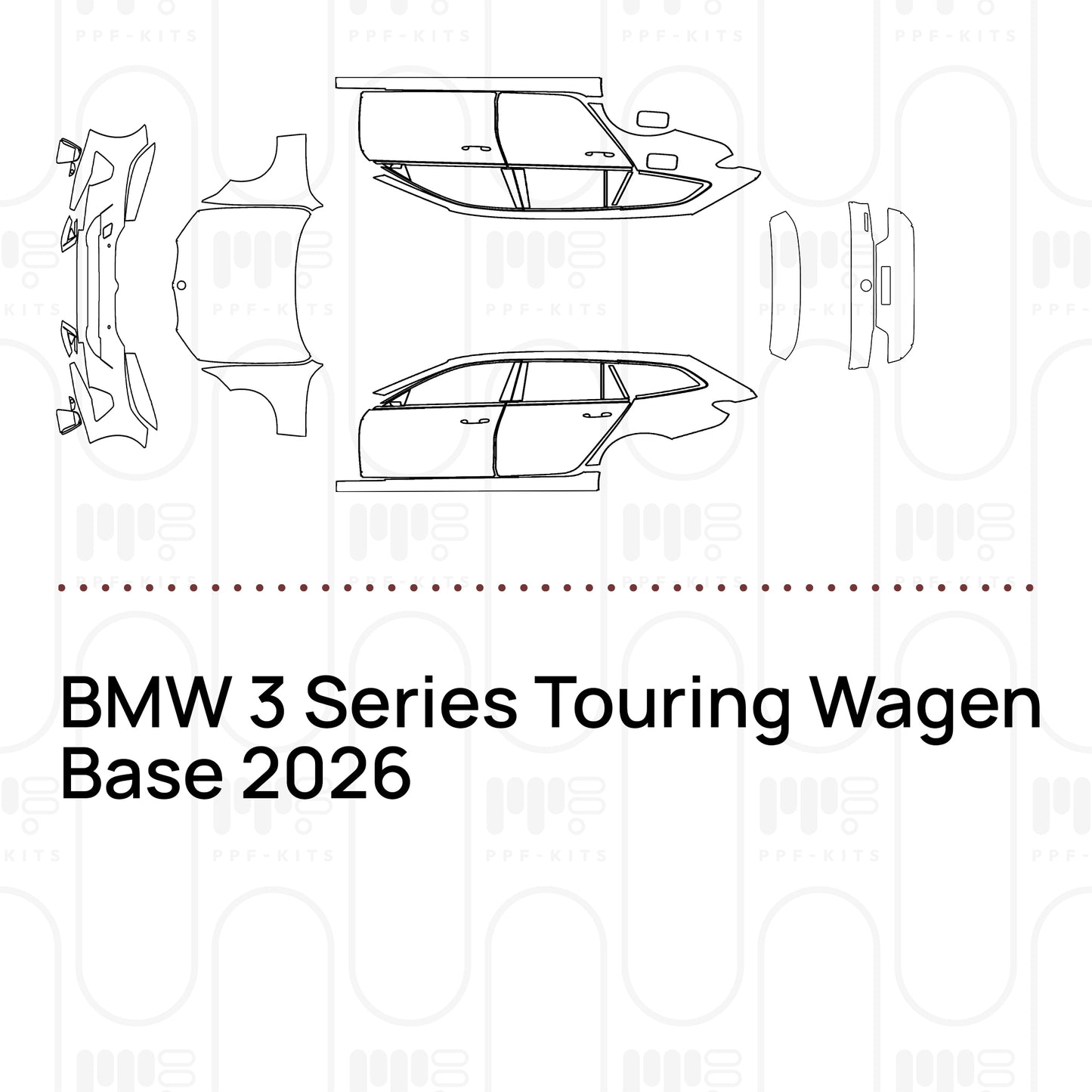 Pre-Cut PPF BMW 3 Series Touring Wagen Base 2026
