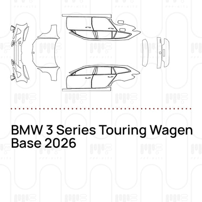 Pre-Cut PPF BMW 3 Series Touring Wagen Base 2026