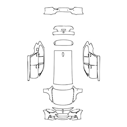 Pre-Cut PPF BMW 3 Series Touring Wagen M Sport 2014 - PPF-Kits