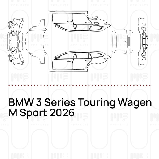 Pre-Cut PPF BMW 3 Series Touring Wagen M Sport 2026