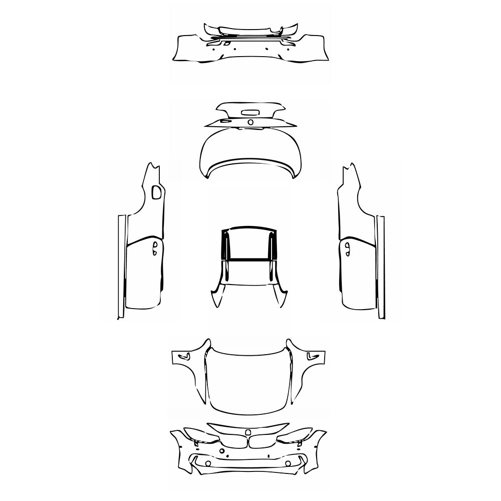 Pre-Cut PPF BMW 4 Series Convertible Luxury Line 2017 - PPF-Kits