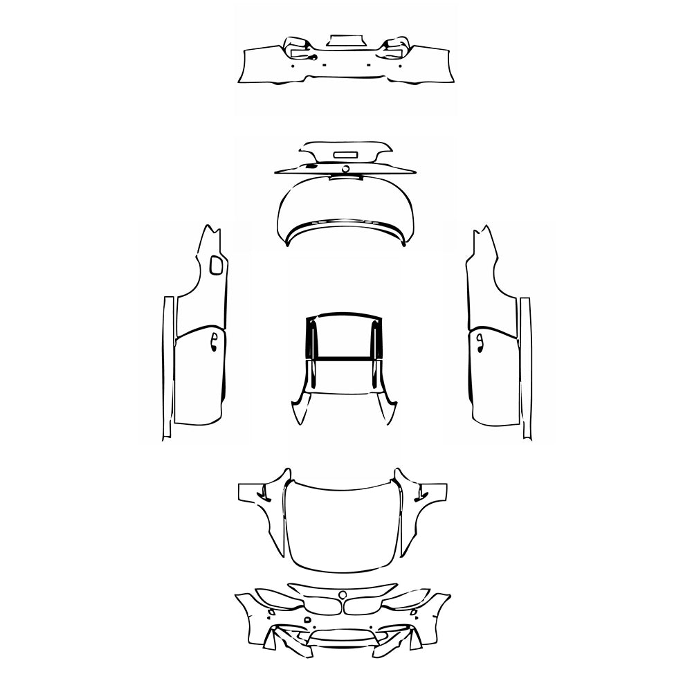 Pre-Cut PPF BMW 4 Series Convertible M4 2019 - PPF-Kits