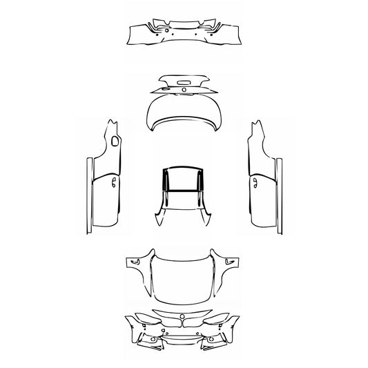 Pre-Cut PPF BMW 4 Series Convertible M Sport 2015 - PPF-Kits