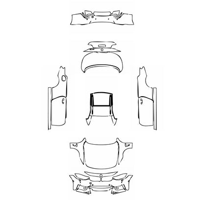 Pre-Cut PPF BMW 4 Series Convertible M Sport 2016 - PPF-Kits