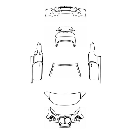 Pre-Cut PPF BMW 4 Series Convertible M Sport 2022 - PPF-Kits